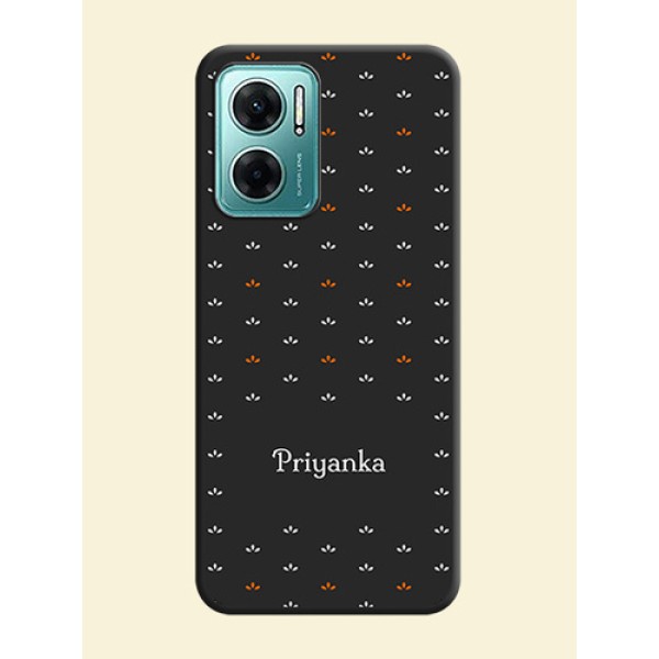 Simple Pattern With Custom Text On Space Black Personalized Soft Matte Phone Covers -Xiaomi Redmi 11 Prime 5G Simple Pattern With Custom Text On Space Black Personalized Soft Matte Phone Covers -Xiaomi Redmi 11 Prime 5G