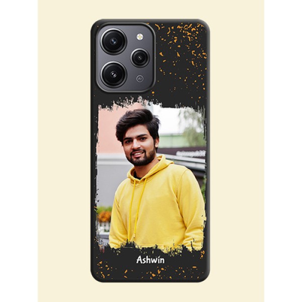 Spray Free Design - Photo on Space Black Soft Matte Phone Cover - Redmi 12 4G Spray Free Design - Photo on Space Black Soft Matte Phone Cover - Redmi 12 4G