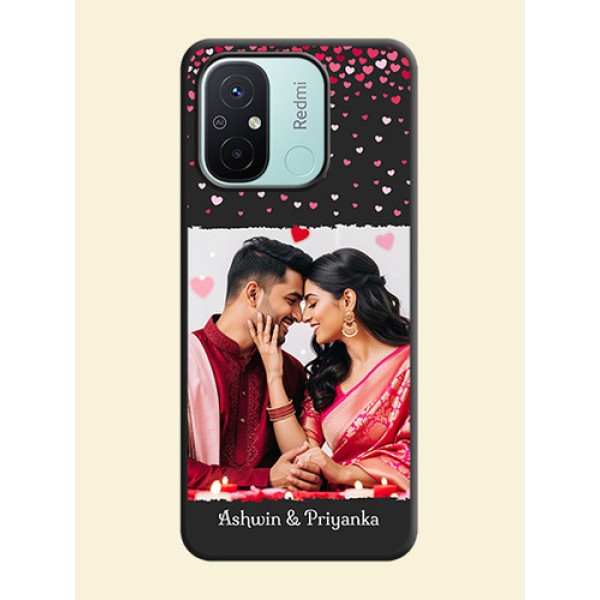 Fall in Love with Your Partner  on Photo on Space Black Soft Matte Phone Cover - Redmi 12c
