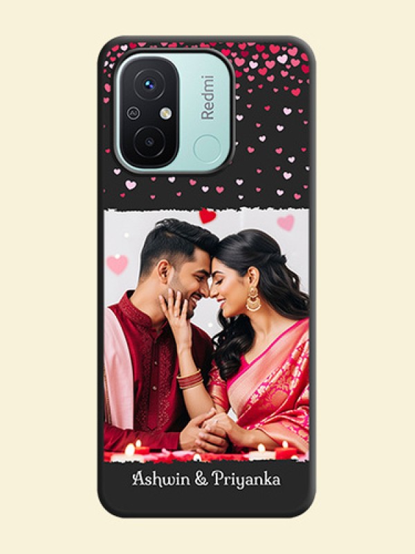 Fall in Love with Your Partner  on Photo on Space Black Soft Matte Phone Cover - Redmi 12c