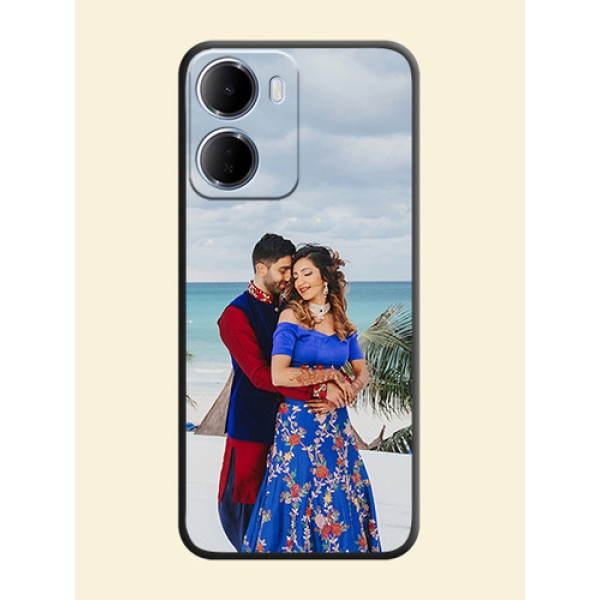 Full Single Pic Upload On Space Black Custom Soft Matte Mobile Back Cover - Xiaomi Redmi 15A 5G Full Single Pic Upload On Space Black Custom Soft Matte Mobile Back Cover - Xiaomi Redmi 15A 5G
