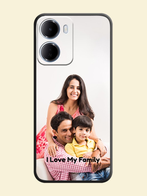 Full Single Pic Upload With Text On Space Black Custom Soft Matte Mobile Back Cover - Xiaomi Redmi 15A 5G