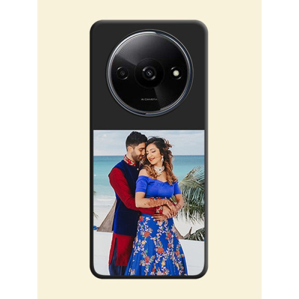 Image Upload With Space Black Color On Custom Soft Matte Mobile Back Cover - Xiaomi Redmi A3 Image Upload With Space Black Color On Custom Soft Matte Mobile Back Cover - Xiaomi Redmi A3