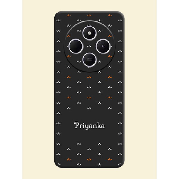 Simple Pattern With Custom Text On Space Black Custom Soft Matte Mobile Back Cover - Xiaomi Redmi A4 5G Simple Pattern With Custom Text On Space Black Custom Soft Matte Mobile Back Cover - Xiaomi Redmi A4 5G