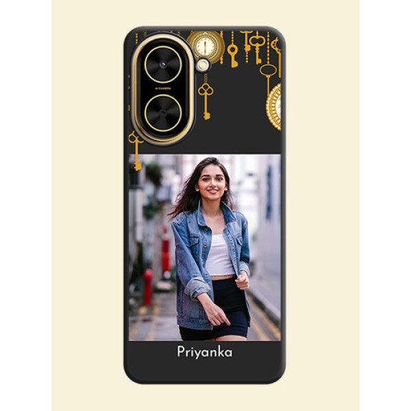 Decorative Design with Text On Space Black Custom Soft Matte Mobile Back Cover - Xiaomi Redmi A5 Decorative Design with Text On Space Black Custom Soft Matte Mobile Back Cover - Xiaomi Redmi A5