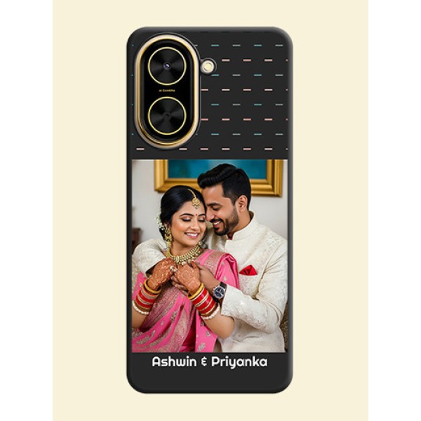 Line Pattern Design with Text On Space Black Custom Soft Matte Mobile Back Cover - Xiaomi Redmi A5 Line Pattern Design with Text On Space Black Custom Soft Matte Mobile Back Cover - Xiaomi Redmi A5
