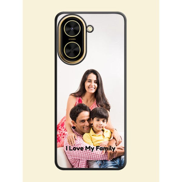 Full Single Pic Upload With Text On Space Black Custom Soft Matte Mobile Back Cover - Xiaomi Redmi A5 Full Single Pic Upload With Text On Space Black Custom Soft Matte Mobile Back Cover - Xiaomi Redmi A5