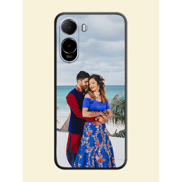 Full Single Pic Upload On Space Black Custom Soft Matte Mobile Back Cover - Xiaomi Redmi A7 Pro 5G Full Single Pic Upload On Space Black Custom Soft Matte Mobile Back Cover - Xiaomi Redmi A7 Pro 5G