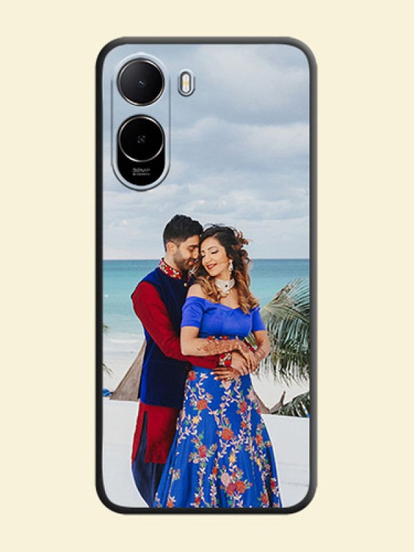 Full Single Pic Upload On Space Black Custom Soft Matte Mobile Back Cover - Xiaomi Redmi A7 Pro 4G