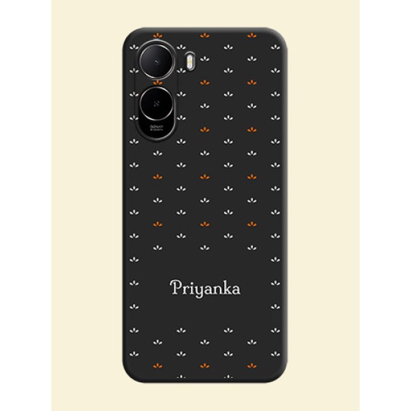 Simple Pattern With Custom Text On Space Black Custom Soft Matte Mobile Back Cover - Xiaomi Redmi A7 Pro 4G Simple Pattern With Custom Text On Space Black Custom Soft Matte Mobile Back Cover - Xiaomi Redmi A7 Pro 4G