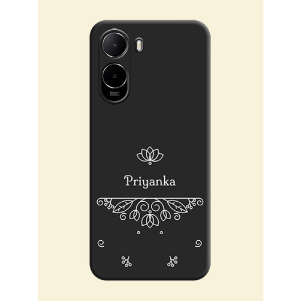 Lotus Garden Custom Text On Space Black Custom Soft Matte Mobile Back Cover - Xiaomi Redmi A7 Pro 4G Lotus Garden Custom Text On Space Black Custom Soft Matte Mobile Back Cover - Xiaomi Redmi A7 Pro 4G