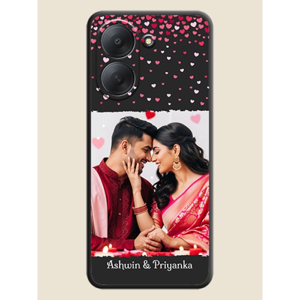 Fall in Love with Your Partner on Photo On Space Black Custom Soft Matte Mobile Back Cover - Xiaomi Redmi A7 Fall in Love with Your Partner on Photo On Space Black Custom Soft Matte Mobile Back Cover - Xiaomi Redmi A7