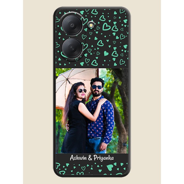 Sea Green Indefinite Love Pattern on Photo On Space Black Custom Soft Matte Mobile Back Cover - Xiaomi Redmi A7 Sea Green Indefinite Love Pattern on Photo On Space Black Custom Soft Matte Mobile Back Cover - Xiaomi Redmi A7