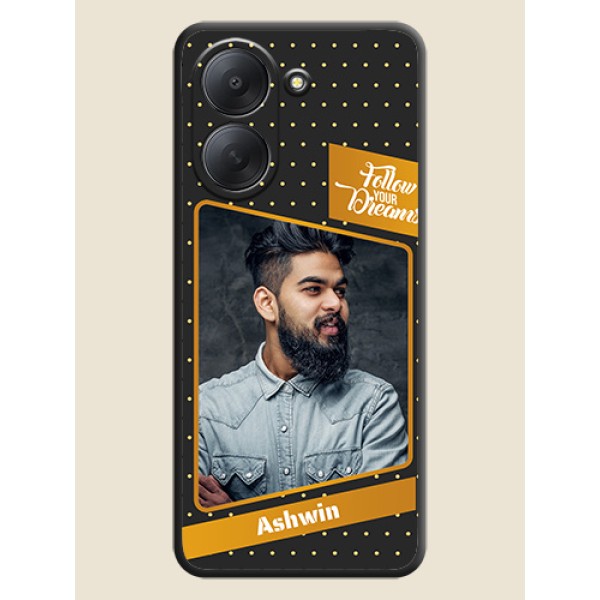 Follow Your Dreams with White Dots On Space Black Custom Soft Matte Mobile Back Cover - Xiaomi Redmi A7 Follow Your Dreams with White Dots On Space Black Custom Soft Matte Mobile Back Cover - Xiaomi Redmi A7