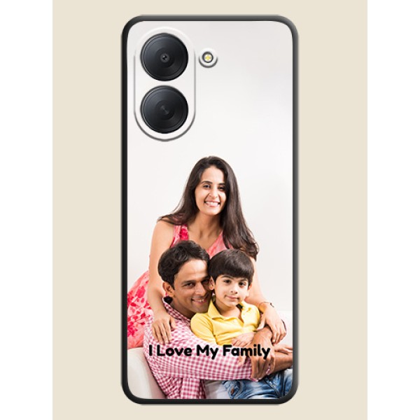 Full Single Pic Upload With Text On Space Black Custom Soft Matte Mobile Back Cover - Xiaomi Redmi A7 Full Single Pic Upload With Text On Space Black Custom Soft Matte Mobile Back Cover - Xiaomi Redmi A7