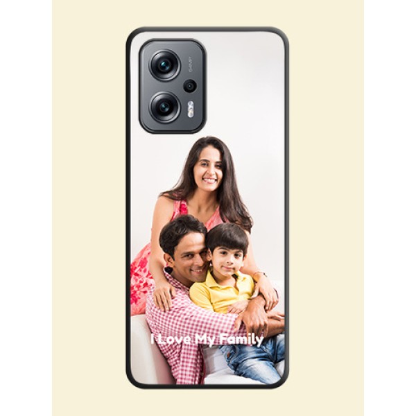 Full Single Pic Upload With Text On Space Black Personalized Soft Matte Phone Covers -Xiaomi Redmi K50I 5G Full Single Pic Upload With Text On Space Black Personalized Soft Matte Phone Covers -Xiaomi Redmi K50I 5G