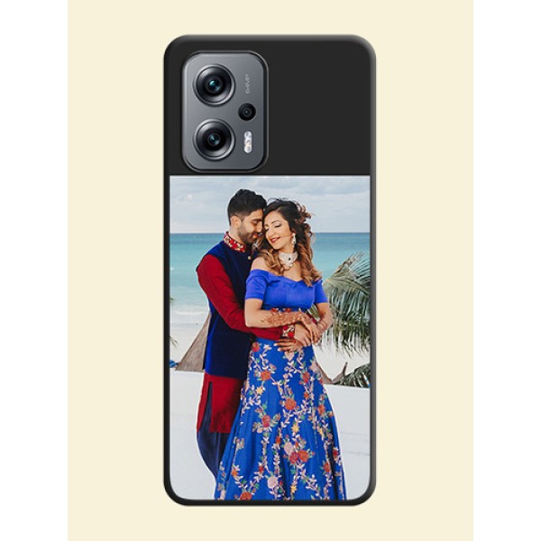 Image Upload With Space Black Color On Custom Soft Matte Mobile Back Cover - Xiaomi Redmi K50I 5G Image Upload With Space Black Color On Custom Soft Matte Mobile Back Cover - Xiaomi Redmi K50I 5G