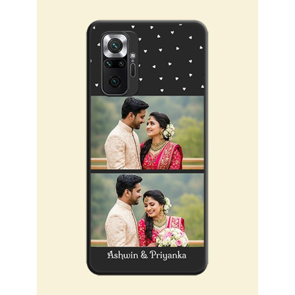 Miniature Love Symbols with Name on Space Black Custom Soft Matte Back Cover - Redmi Note 10 Pro Max Miniature Love Symbols with Name on Space Black Custom Soft Matte Back Cover - Redmi Note 10 Pro Max