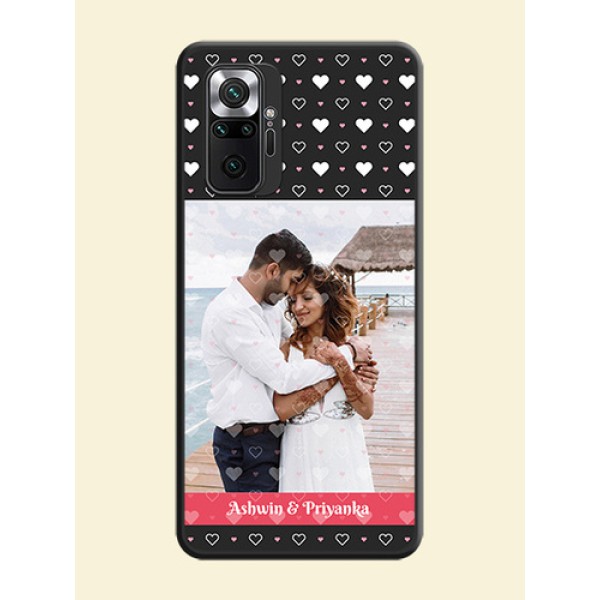 White Color Love Symbols with Text Design on Photo on Space Black Soft Matte Phone Cover - Redmi Note 10 Pro Max White Color Love Symbols with Text Design on Photo on Space Black Soft Matte Phone Cover - Redmi Note 10 Pro Max