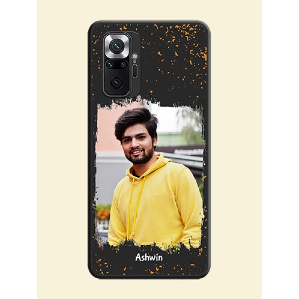 Spray Free Design on Photo on Space Black Soft Matte Phone Cover - Redmi Note 10 Pro Max Spray Free Design on Photo on Space Black Soft Matte Phone Cover - Redmi Note 10 Pro Max