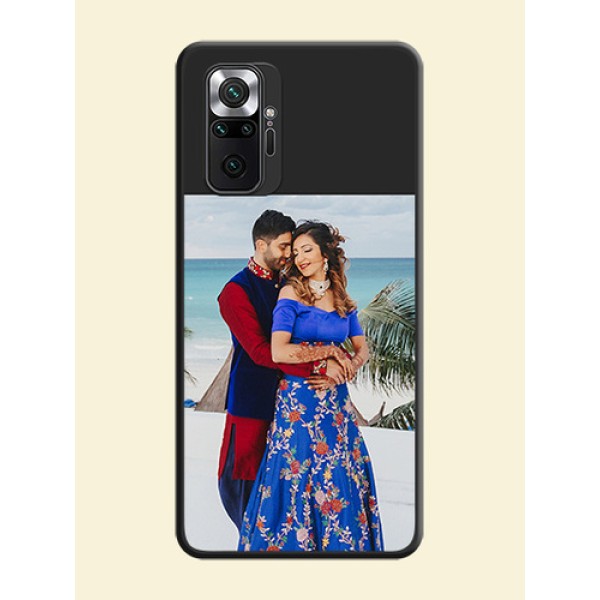 Image Upload With Space Black Color On Custom Soft Matte Mobile Back Cover - Xiaomi Redmi Note 10 Pro Image Upload With Space Black Color On Custom Soft Matte Mobile Back Cover - Xiaomi Redmi Note 10 Pro