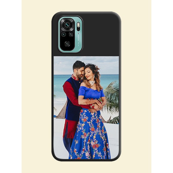 Image Upload With Space Black Color On Custom Soft Matte Mobile Back Cover - Xiaomi Redmi Note 10 Image Upload With Space Black Color On Custom Soft Matte Mobile Back Cover - Xiaomi Redmi Note 10