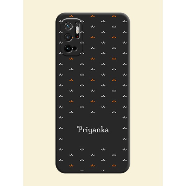 Simple Pattern With Custom Text On Space Black Personalized Soft Matte Phone Covers -Xiaomi Redmi Note 10T 5G Simple Pattern With Custom Text On Space Black Personalized Soft Matte Phone Covers -Xiaomi Redmi Note 10T 5G