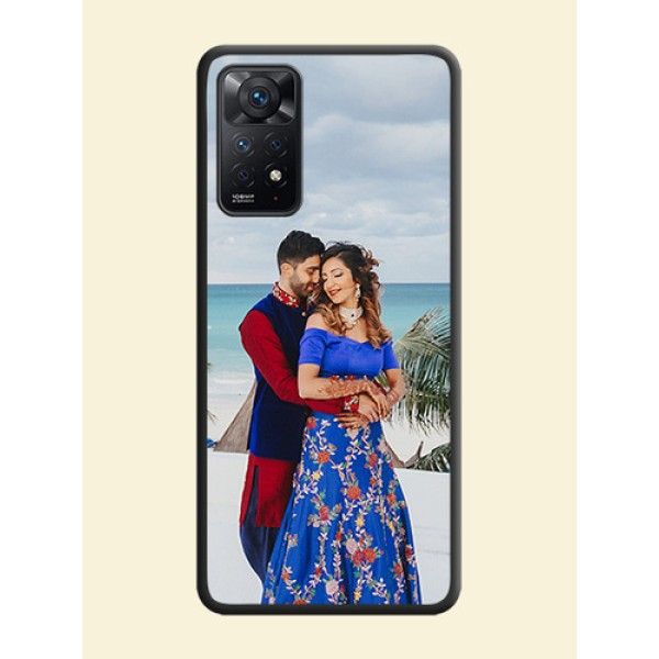 Full Single Pic Upload On Space Black Personalized Soft Matte Phone Covers -Xiaomi Redmi Note 11 Pro Plus 5G Full Single Pic Upload On Space Black Personalized Soft Matte Phone Covers -Xiaomi Redmi Note 11 Pro Plus 5G
