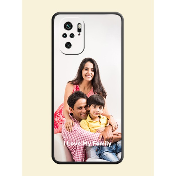 Full Single Pic Upload With Text On Space Black Personalized Soft Matte Phone Covers -Xiaomi Redmi Note 11 Se Full Single Pic Upload With Text On Space Black Personalized Soft Matte Phone Covers -Xiaomi Redmi Note 11 Se
