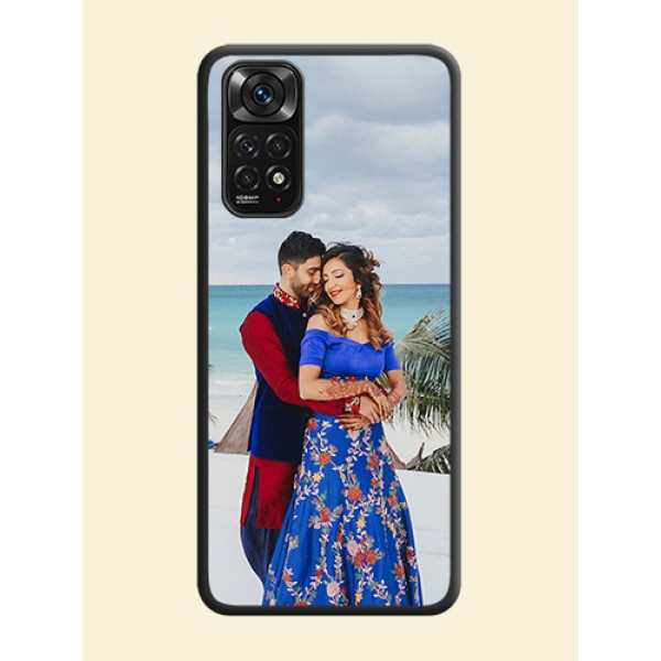 Full Single Pic Upload On Space Black Personalized Soft Matte Phone Covers -Xiaomi Redmi Note 11S Full Single Pic Upload On Space Black Personalized Soft Matte Phone Covers -Xiaomi Redmi Note 11S