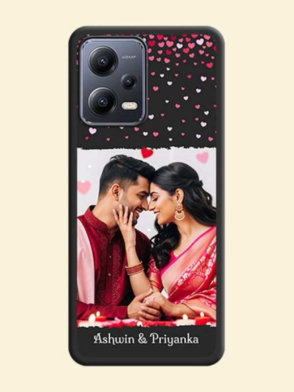 Fall in Love with Your Partner  on Photo on Space Black Soft Matte Phone Cover - Xiaomi Redmi Note 12 5G