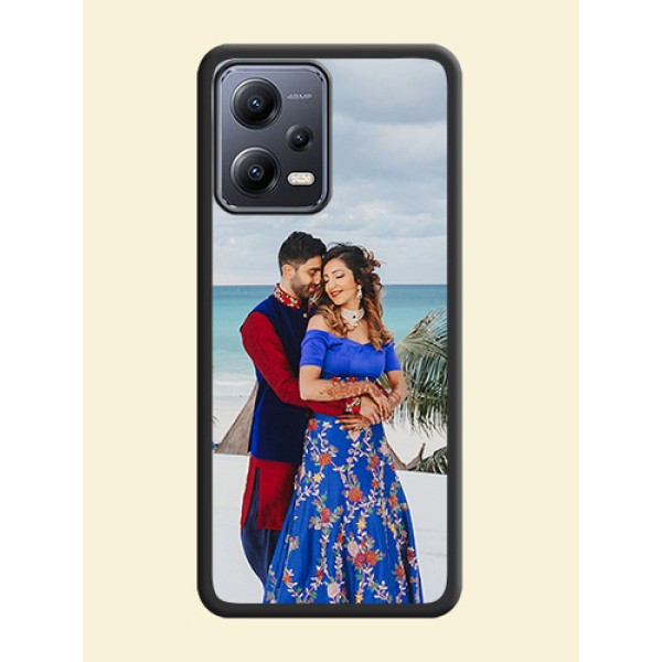 Full Single Pic Upload On Space Black Personalized Soft Matte Phone Covers -Xiaomi Redmi Note 12 Pro 5G Full Single Pic Upload On Space Black Personalized Soft Matte Phone Covers -Xiaomi Redmi Note 12 Pro 5G
