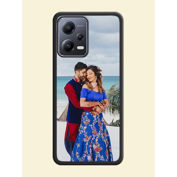 Full Single Pic Upload On Space Black Personalized Soft Matte Phone Covers -Xiaomi Redmi Note 12 Pro Plus 5G Full Single Pic Upload On Space Black Personalized Soft Matte Phone Covers -Xiaomi Redmi Note 12 Pro Plus 5G