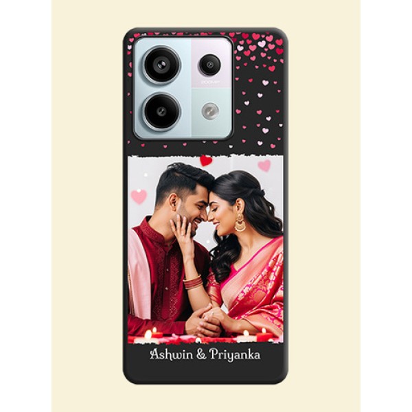 Fall in Love with Your Partner - Photo on Space Black Soft Matte Phone Cover - Redmi Note 13 Pro 5G Fall in Love with Your Partner - Photo on Space Black Soft Matte Phone Cover - Redmi Note 13 Pro 5G