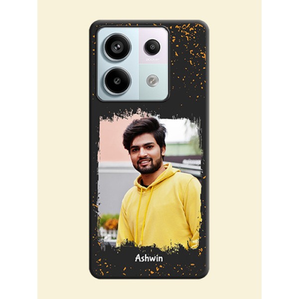 Spray Free Design - Photo on Space Black Soft Matte Phone Cover - Redmi Note 13 Pro 5G Spray Free Design - Photo on Space Black Soft Matte Phone Cover - Redmi Note 13 Pro 5G