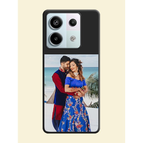 Image Upload With Space Black Color On Custom Soft Matte Mobile Back Cover - Xiaomi Redmi Note 13 Pro 5G Image Upload With Space Black Color On Custom Soft Matte Mobile Back Cover - Xiaomi Redmi Note 13 Pro 5G