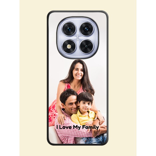 Full Single Pic Upload With Text On Space Black Custom Soft Matte Mobile Back Cover - Redmi Note 14 Pro 5G Full Single Pic Upload With Text On Space Black Custom Soft Matte Mobile Back Cover - Redmi Note 14 Pro 5G