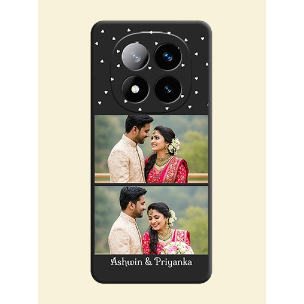 Miniature Love Symbols with Name On Space Black Custom Soft Matte Mobile Back Cover - Redmi Note 14 Pro Plus 5G Miniature Love Symbols with Name On Space Black Custom Soft Matte Mobile Back Cover - Redmi Note 14 Pro Plus 5G
