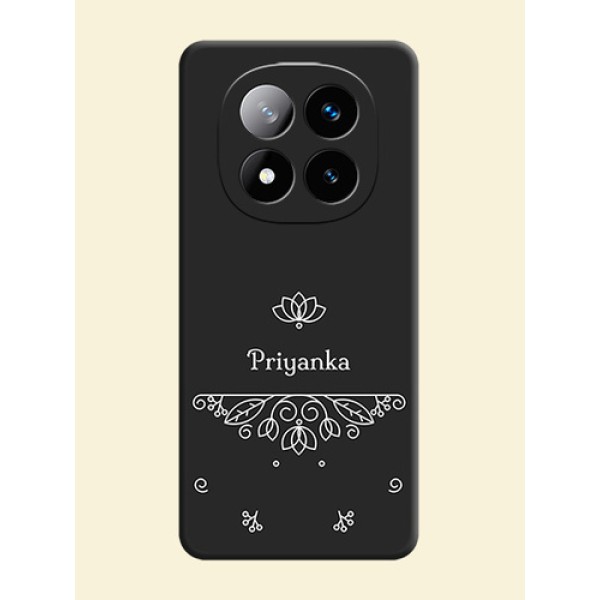 Lotus Garden Custom Text On Space Black Custom Soft Matte Mobile Back Cover - Redmi Note 14 Pro Plus 5G Lotus Garden Custom Text On Space Black Custom Soft Matte Mobile Back Cover - Redmi Note 14 Pro Plus 5G