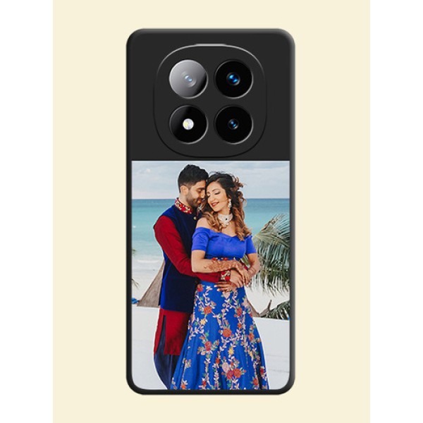Image Upload With Space Black Color On Custom Soft Matte Mobile Back Cover - Xiaomi Redmi Note 14 Pro Plus 5G Image Upload With Space Black Color On Custom Soft Matte Mobile Back Cover - Xiaomi Redmi Note 14 Pro Plus 5G