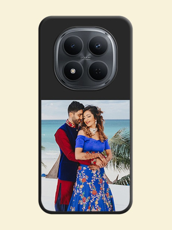 Image Upload With Space Black Color On Custom Soft Matte Mobile Back Cover - Xiaomi Redmi Note 15 5G