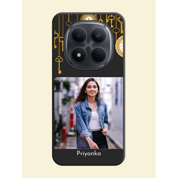 Decorative Design with Text On Space Black Custom Soft Matte Mobile Back Cover - Xiaomi Redmi Note 15 Pro Plus 5G Decorative Design with Text On Space Black Custom Soft Matte Mobile Back Cover - Xiaomi Redmi Note 15 Pro Plus 5G
