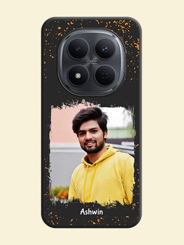 Spray Free Design on Photo On Space Black Custom Soft Matte Mobile Back Cover - Xiaomi Redmi Note 15 Pro Plus 5G