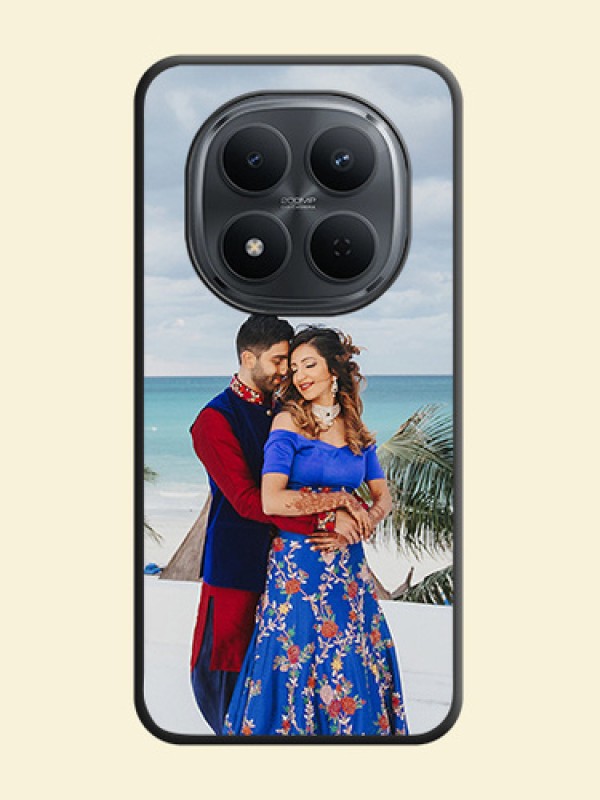 Full Single Pic Upload On Space Black Custom Soft Matte Mobile Back Cover - Xiaomi Redmi Note 15 Pro Plus 5G