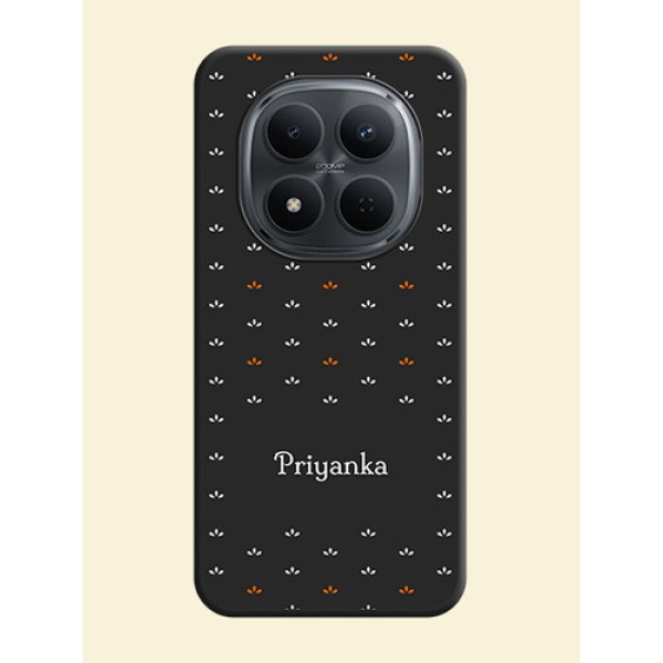 Simple Pattern With Custom Text On Space Black Custom Soft Matte Mobile Back Cover - Xiaomi Redmi Note 15 Pro Plus 5G Simple Pattern With Custom Text On Space Black Custom Soft Matte Mobile Back Cover - Xiaomi Redmi Note 15 Pro Plus 5G