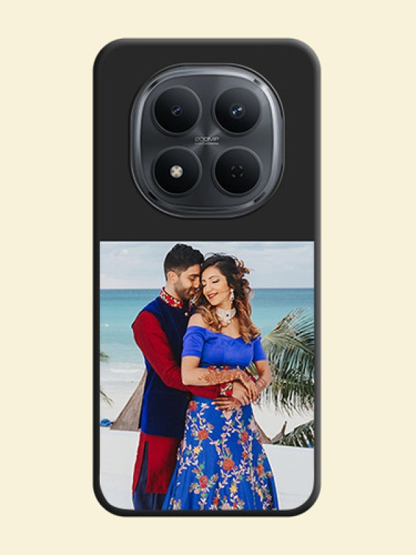 Image Upload With Space Black Color On Custom Soft Matte Mobile Back Cover - Xiaomi Redmi Note 15 Pro Plus 5G