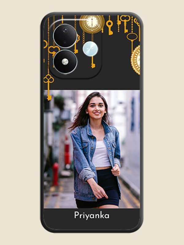 Decorative Design with Text On Space Black Custom Soft Matte Mobile Back Cover - Xiaomi Redmi Note 17 5G