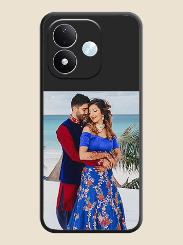 Image Upload With Space Black Color On Custom Soft Matte Mobile Back Cover - Xiaomi Redmi Note 17 5G