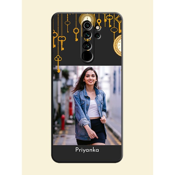 Decorative Design with Text on Space Black Custom Soft Matte Back Cover - Redmi Note 8 Pro Decorative Design with Text on Space Black Custom Soft Matte Back Cover - Redmi Note 8 Pro