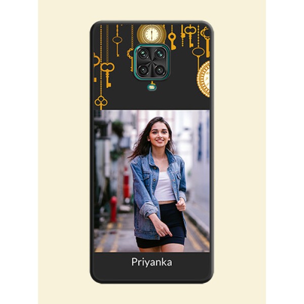 Decorative Design with Text on Space Black Custom Soft Matte Back Cover - Redmi Note 9 Pro Max Decorative Design with Text on Space Black Custom Soft Matte Back Cover - Redmi Note 9 Pro Max